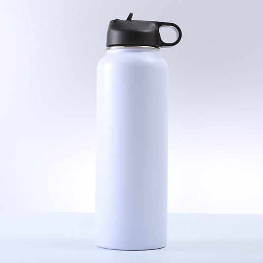 304 Stainless Steel Double Layer Vacuum With Handle Sports Kettle Outdoor Portable Thermal Mug, 32oz 960ML, 40oz 1150ML