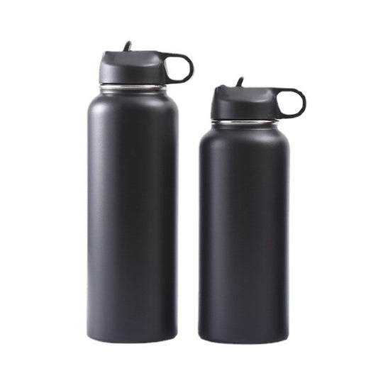 304 Stainless Steel Double Layer Vacuum With Handle Sports Kettle Outdoor Portable Thermal Mug, 32oz 960ML, 40oz 1150ML