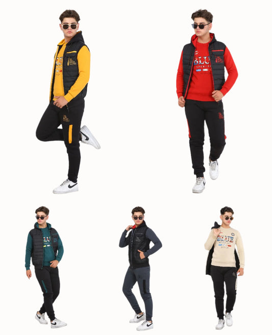 10 to 16 yrs Boys Tracksuit, Trousers, Jacket and Sweatshirt, M5185