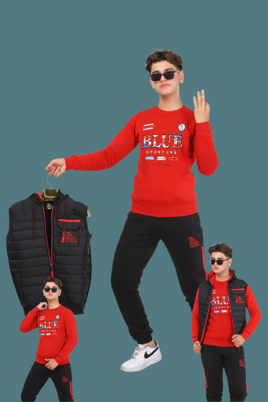 10 to 16 yrs Boys Tracksuit, Trousers, Jacket and Sweatshirt, M5185