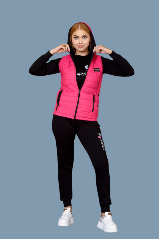 10 to 16 years 3 in 1 Ladies Tracksuit, Jacket, Trousers and a Top M316