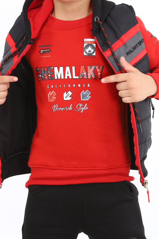 1 to 4 years 3 in 1 Boys Sportwear Tracksuit, Jacket, Trouser, Sweatshirt M5187