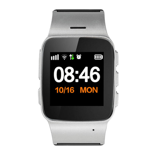 D99+ 1.22 inch HD LCD Screen GPS Smartwatch for the Elder Waterproof, Support GPS + LBS + WiFi Positioning / Two-way Dialing / Voice Monitoring / One-key First-aid / Wrist off Alarm / Safety Fence, D99+ Silver, D99+ Black, D99+ Rose Gold