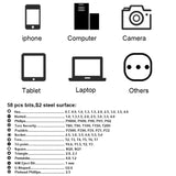 80 in 1 Portable Multifunctional Mini Screwdriver Set, 80 in 1