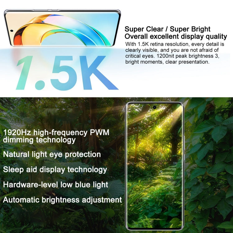 Honor X50 5G, 108MP Camera, 6.78 inch MagicOS 7.1.1 Snapdragon 6 Gen1 Octa Core up to 2.2GHz, Network: 5G, OTG, Not Support Google Play, 8GB+256GB, 12GB+256GB, 16GB+512GB