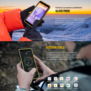 Ulefone Armor X12 Pro, IP68/IP69K Rugged Phone, 5.45 inch Android 15 MediaTek Helio G36 Octa Core, Network: 4G, NFC, 4GB+64GB