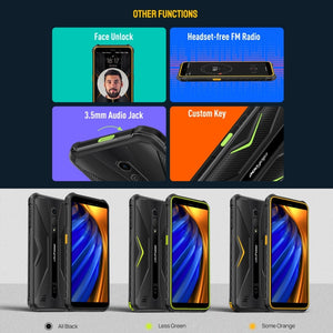 Ulefone Armor X12 Pro, IP68/IP69K Rugged Phone, 5.45 inch Android 15 MediaTek Helio G36 Octa Core, Network: 4G, NFC, 4GB+64GB