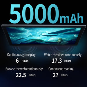 BDF P70 4G LTE Tablet PC 10.1 inch, Android 11 MTK6755 Octa Core, Support Dual SIM, EU Plug