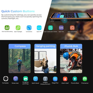 HOTWAV CYBER 13 Pro, IP68/IP69K Rugged Phone, 10800mAh, 6.6 inch Android 13 UNISOC T619 Octa Core, Network: 4G, NFC, OTG, 12GB+256GB
