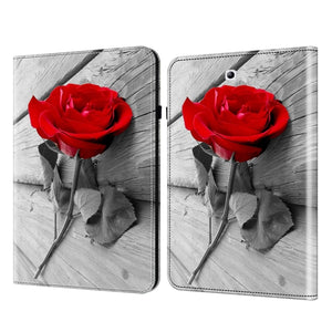 Crystal Texture Painted Leather Tablet Case