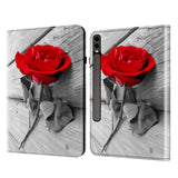 Crystal Texture Painted Leather Tablet Case