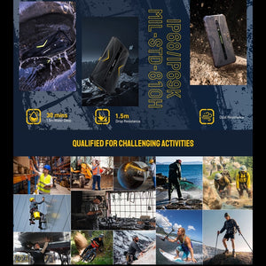 Ulefone Armor X12, Rugged Phone, Face Unlock, 5.45 inch Android 13 Go MediaTek Helio A22 Quad Core, Network: 4G, NFC, 3GB+32GB