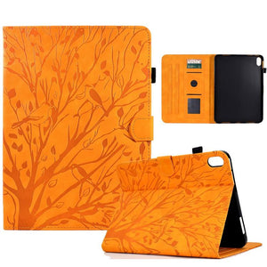 Fortune Tree Embossed Leather Smart Tablet Case