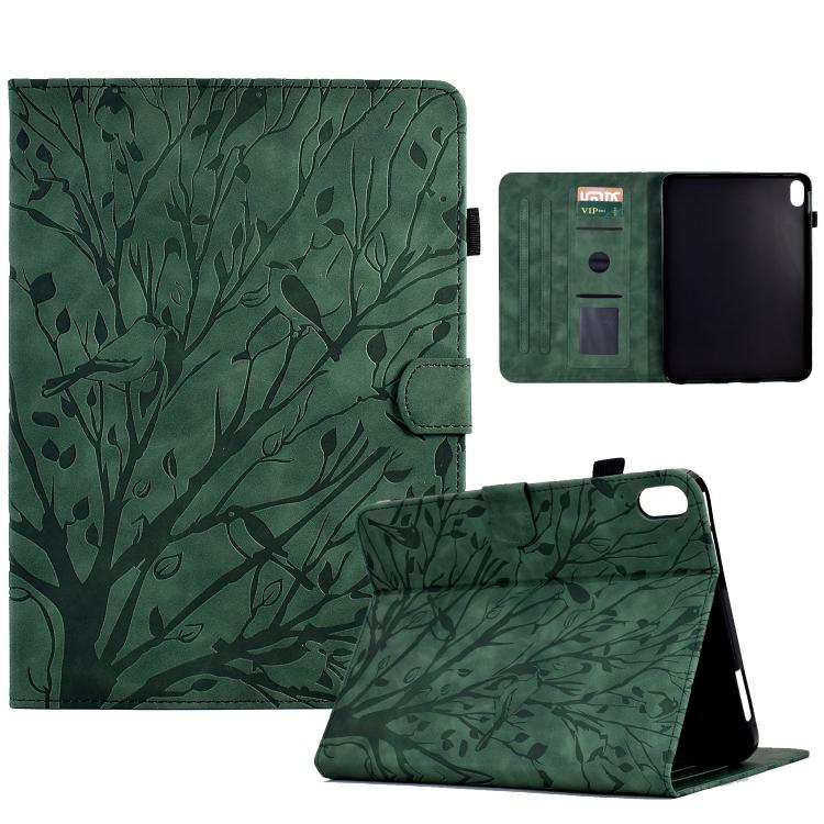 Fortune Tree Embossed Leather Smart Tablet Case