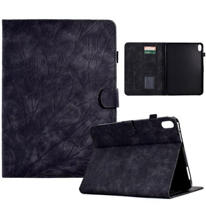 Fortune Tree Embossed Leather Smart Tablet Case