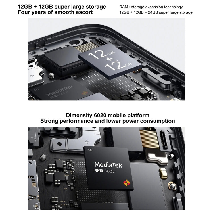 OPPO A2, Side Fingerprint,  6.72 inch ColorOS 13.1 Dimensity 6020 Octa Core up to 2.2GHz, OTG, Network: 5G, 12GB+256GB, 12GB+512GB