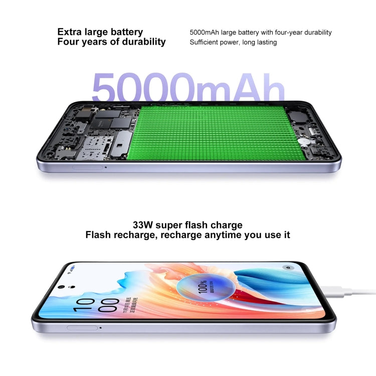 OPPO A2, Side Fingerprint,  6.72 inch ColorOS 13.1 Dimensity 6020 Octa Core up to 2.2GHz, OTG, Network: 5G, 12GB+256GB, 12GB+512GB