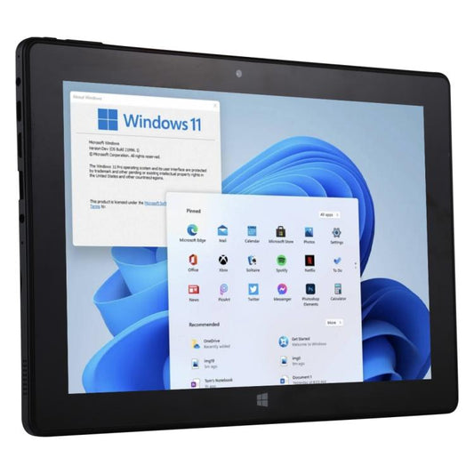 HONGSAMDE 10.1 inch 2 in 1 Tablet PC, Windows 11, Intel Celeron J4105 Quad Core with Keyboard