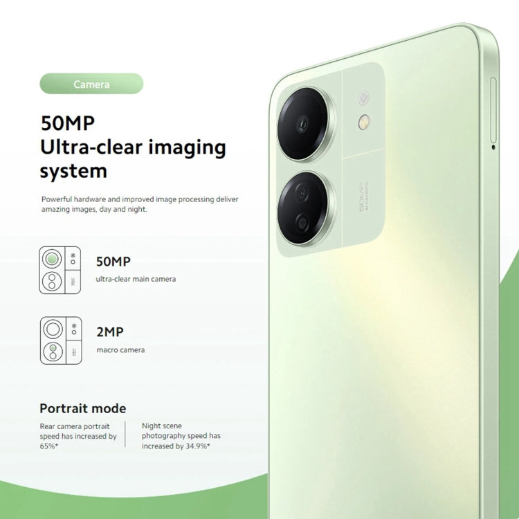 Xiaomi Redmi 13C 5G,  6.74 inch MIUI 14 MediaTek Dimensity 6100+ Octa Core 2.2GHz, NFC, Network: 5G, Not Support Google Play