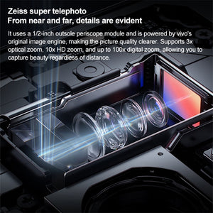 vivo X Fold3 Pro, Face ID / Fingerprint Identification, 8.03 inch + 6.53 inch Android 14 OriginOS 4 Snapdragon 8 Gen 3 Octa Core 3.3GHz, OTG, NFC, Network: 5G