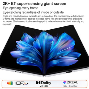 vivo X Fold3 Pro, Face ID / Fingerprint Identification, 8.03 inch + 6.53 inch Android 14 OriginOS 4 Snapdragon 8 Gen 3 Octa Core 3.3GHz, OTG, NFC, Network: 5G