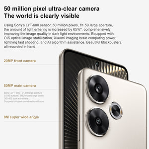 Xiaomi Redmi Turbo 3, 6.67 inch Xiaomi HyperOS Snapdragon 8s Gen 3 Octa Core 3.0GHz, NFC, Network: 5G, Support Google Play