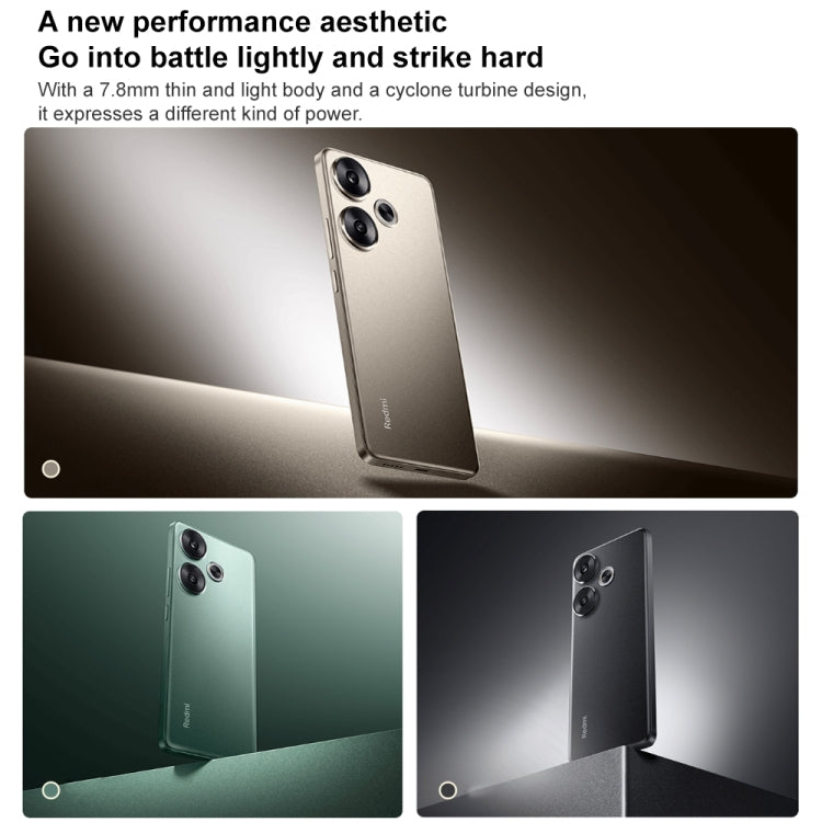 Xiaomi Redmi Turbo 3, 6.67 inch Xiaomi HyperOS Snapdragon 8s Gen 3 Octa Core 3.0GHz, NFC, Network: 5G, Support Google Play