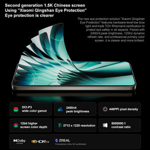 Xiaomi Redmi Turbo 3, 6.67 inch Xiaomi HyperOS Snapdragon 8s Gen 3 Octa Core 3.0GHz, NFC, Network: 5G, Support Google Play