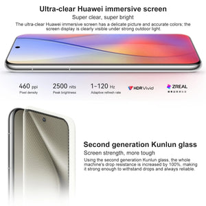 HUAWEI Pura 70 Pro, Screen Fingerprint Identification, 6.8 inch HarmonyOS 4.2 Kirin 9010 Octa Core up to 2.3GHz, NFC, OTG, Not Support Google Play