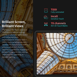 Teclast T65 Max Tablet PC 13 inch,  Android 15 MediaTek Helio G99 Octa Core, 4G LTE Dual SIM, T65 Max