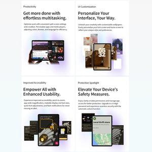 Teclast P30T Tablet PC with Leather Case & Keyboard 10.1 inch WiFi6,  Android 15 Unisoc T606 Octa-core, P30T