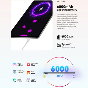 Teclast P30T Tablet PC with Leather Case & Keyboard 10.1 inch WiFi6,  Android 15 Unisoc T606 Octa-core, P30T