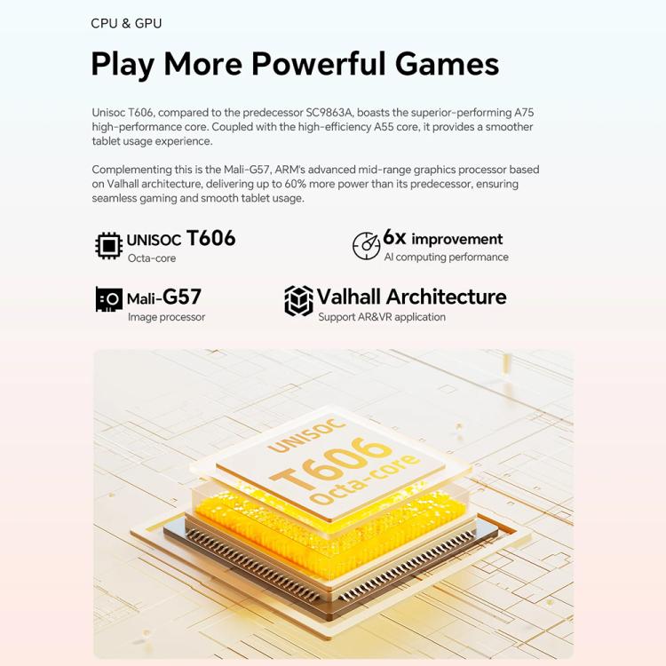 Teclast P30T Tablet PC with Leather Case & Keyboard 10.1 inch WiFi6,  Android 15 Unisoc T606 Octa-core, P30T