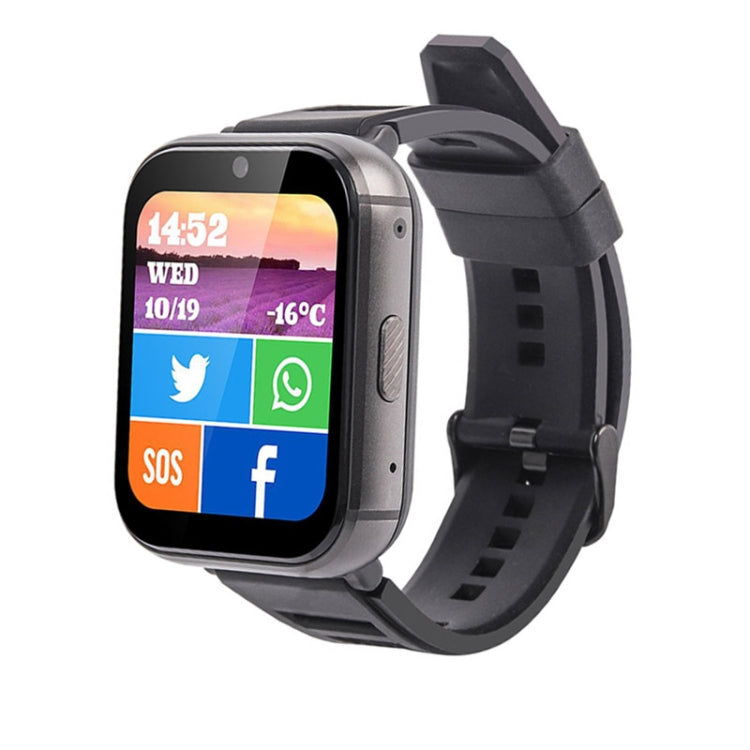 UNIWA DM66 4G Calling Smart Watch, 1.99 inch IPS Screen Android 9.0 Support WiFi GPS, 2GB+16GB, 4GB+64GB