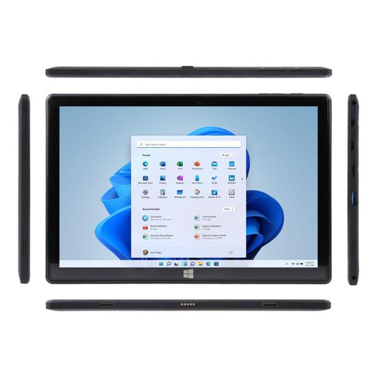 HONGSAMDE 10.1 inch 2 in 1 Tablet PC, Windows 11, Intel Gemini Lake J4125 Quad Core No Keyboard, 6GB+64GB, 12GB+128GB