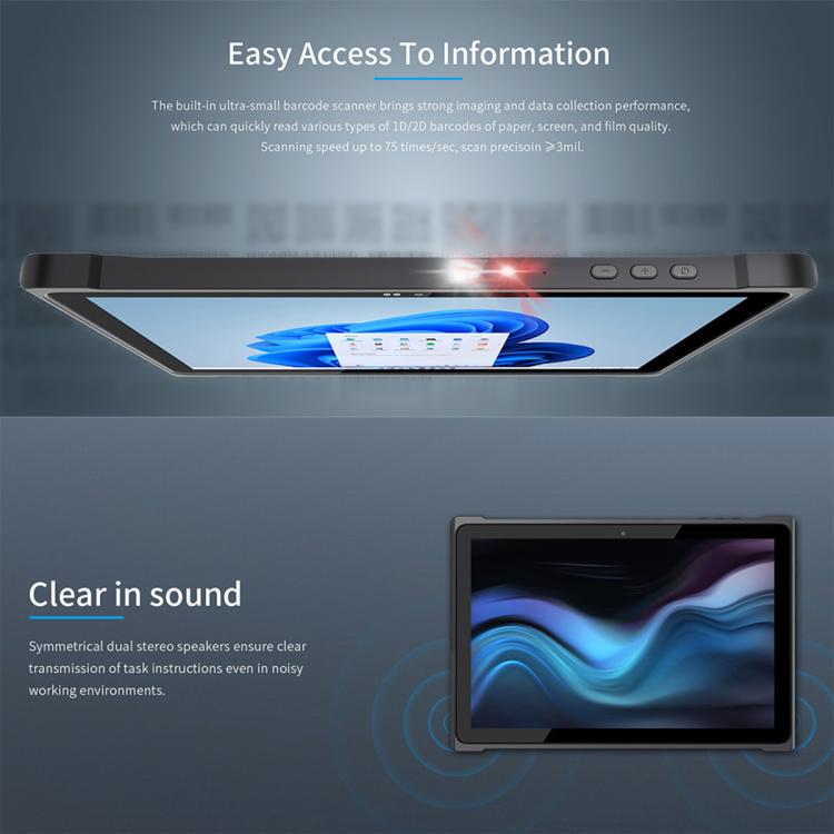 QCOM W1019 Windows 11 Pro Tablet PC, 8GB+128GB, 10.1 inch Qualcomm SC7180 Kryo 468 8C8T Octa Core, Network: 4G, OTG, EU Plug, US Plug, UK Plug, AU Plug