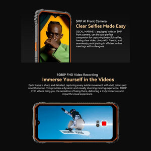 Blackview Oscal Marine 1, 6.56 inch Android 15 Unisoc UMS9230E T615 Octa Core, Network: 4G, OTG, NFC, 4GB+128GB