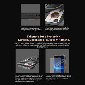 Blackview Oscal Marine 1, 6.56 inch Android 15 Unisoc UMS9230E T615 Octa Core, Network: 4G, OTG, NFC, 4GB+128GB