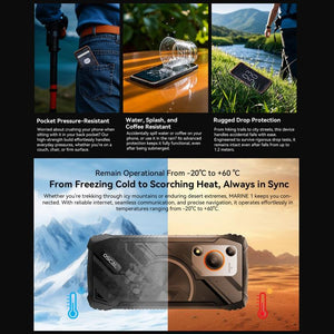 Blackview Oscal Marine 1, 6.56 inch Android 15 Unisoc UMS9230E T615 Octa Core, Network: 4G, OTG, NFC, 4GB+128GB