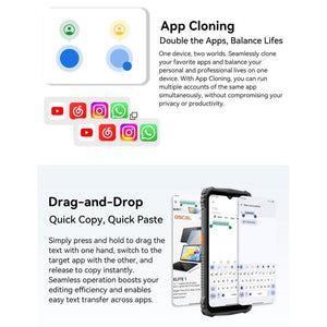 Blackview Oscal Marine 1, 6.56 inch Android 15 Unisoc UMS9230E T615 Octa Core, Network: 4G, OTG, NFC, 4GB+128GB