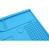 JIAFA S-150 Maintenance Platform Heat-resistant Repair Insulation Pad Silicone Mats with Screws Position, S-150