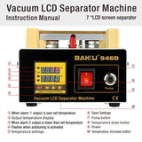 BAKU BK-946D 200W Vacuum LCD Touch Panel Separator Machine, AC 220V, BK-946D 200W 220V