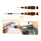 JAKEMY JM-6123 31 in 1 Color Ring Professional Screwdriver Repair Tool Set, JM-6123 31 in 1