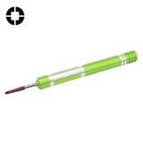 608-2.5 Hollow Cross Tip 2.5 Middle Bezel Repair Screwdriver, 2.5 Hollow Cross (Green)