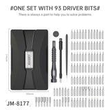 JAKEMY JM-8177 106 in 1 Screwdriver Bit Head Extension Rod Multi-functional Combination Repair Tool Set, JM-8177