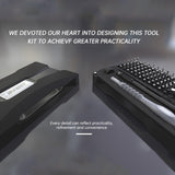 JAKEMY JM-8177 106 in 1 Screwdriver Bit Head Extension Rod Multi-functional Combination Repair Tool Set, JM-8177