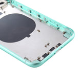 Back Housing Cover with SIM Card Tray & Side keys & Camera Lens for iPhone 11