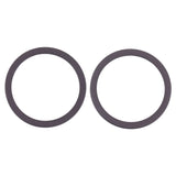 2 PCS Rear Camera Glass Lens Metal Protector Hoop Ring for iPhone 12, For iPhone 12