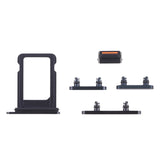 SIM Card Tray + Side Keys for iPhone 13 Mini(Midnight), For iPhone 13 Mini