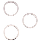 3 PCS Rear Camera Glass Lens Metal Outside Protector Hoop Ring for iPhone 13 Pro Max